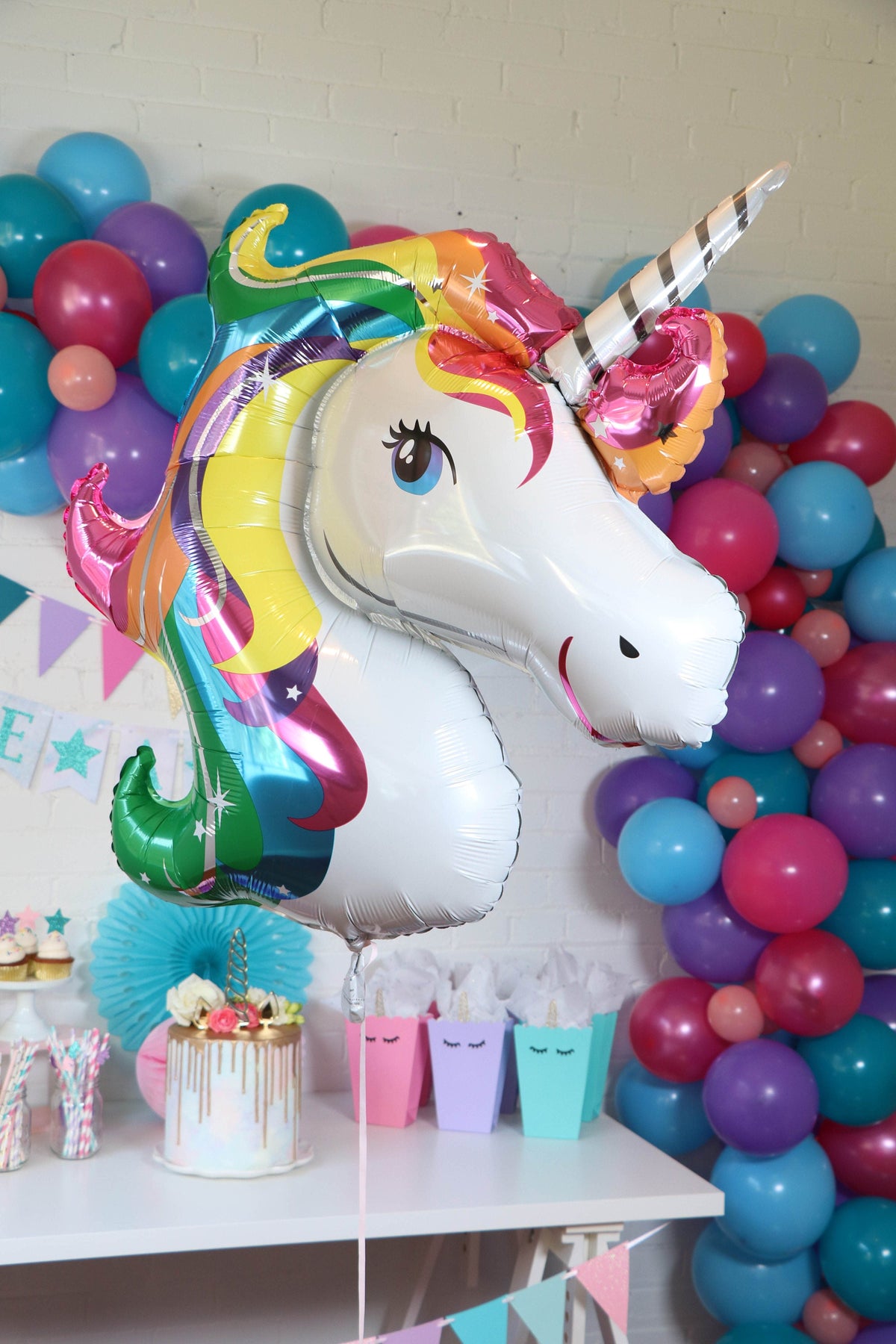 Buy DIY Unicorn Balloon Sculpture, No Helium, Unicorn Balloon